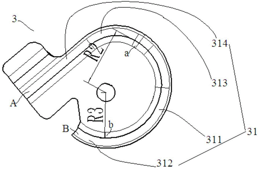 Reel, parking control system and vehicle comprising parking control system