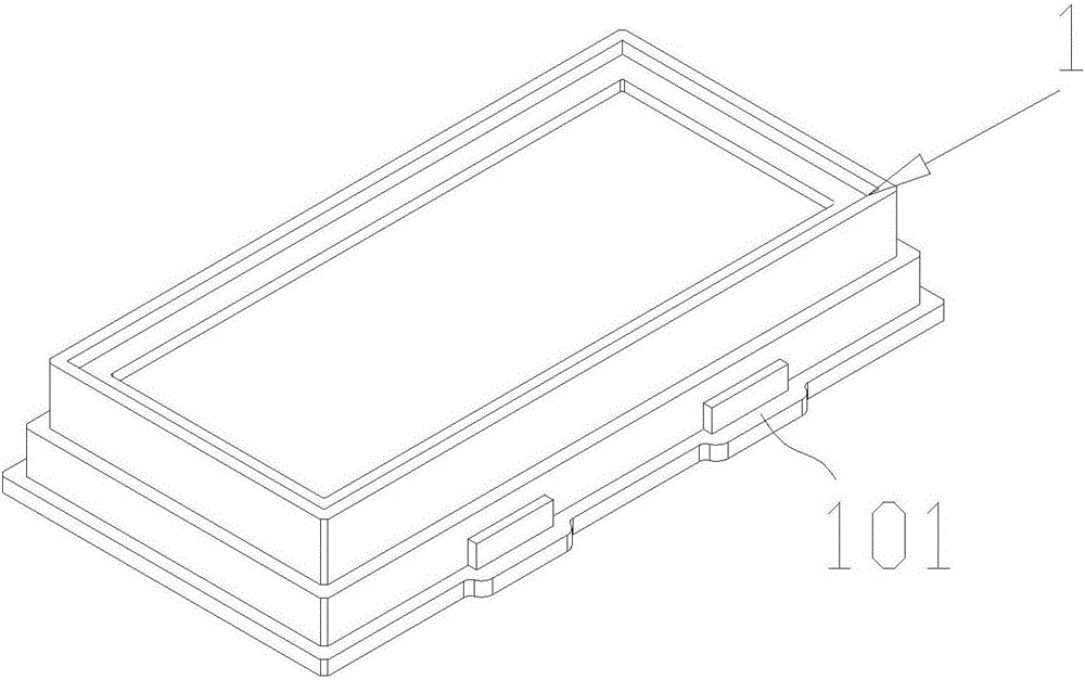 Automatic molding and casting device for home appliance base products