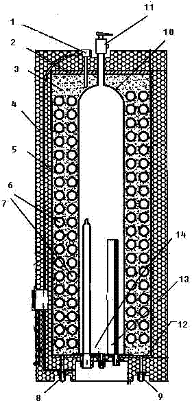 Water tank for double-capacity water heater