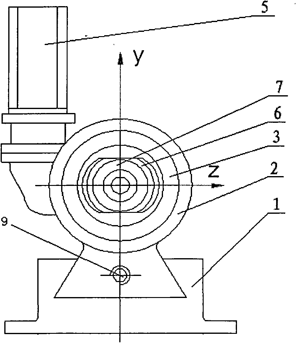 Cutter feeding device with controllable pressure angle