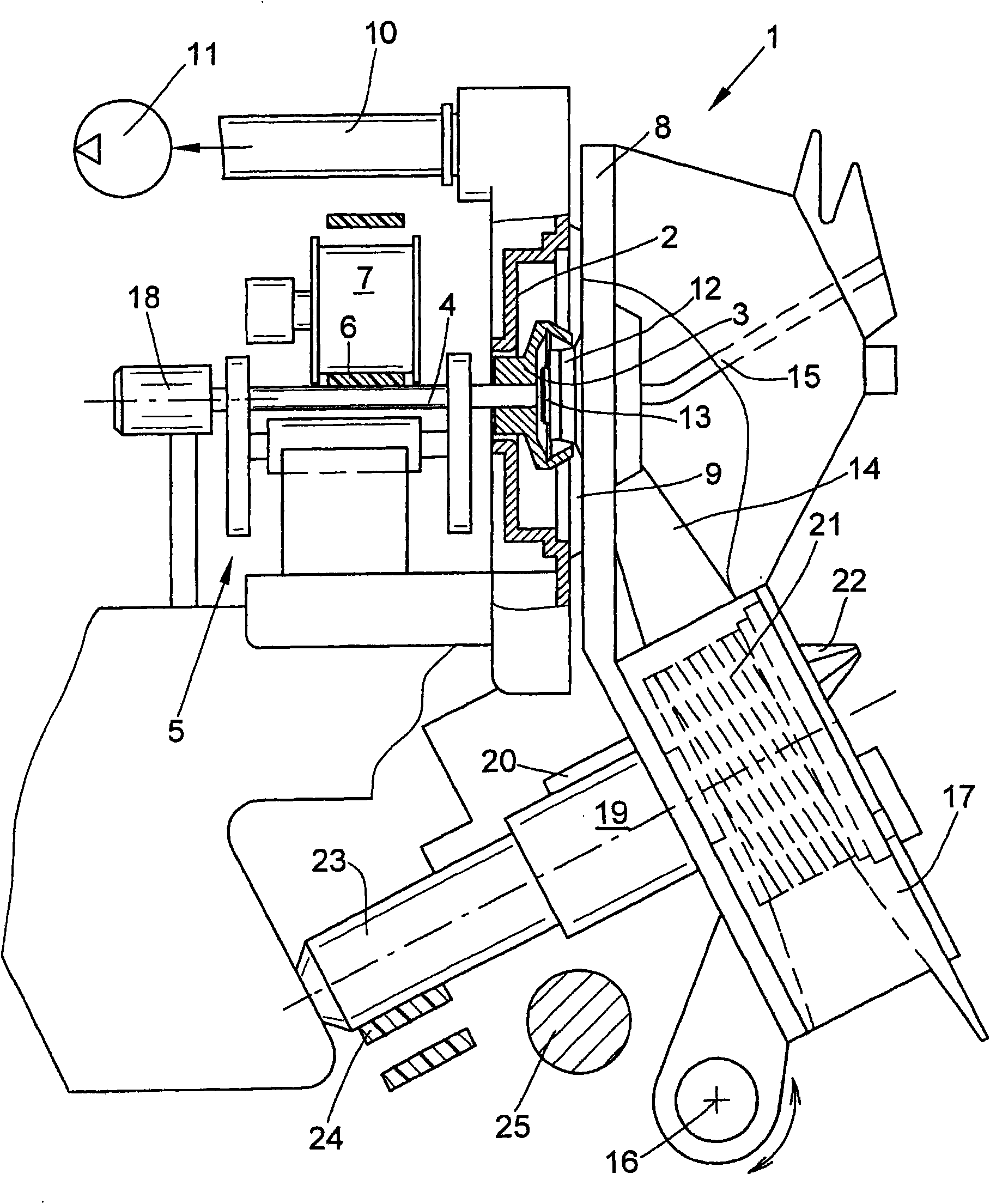 Yarn extraction nozzle