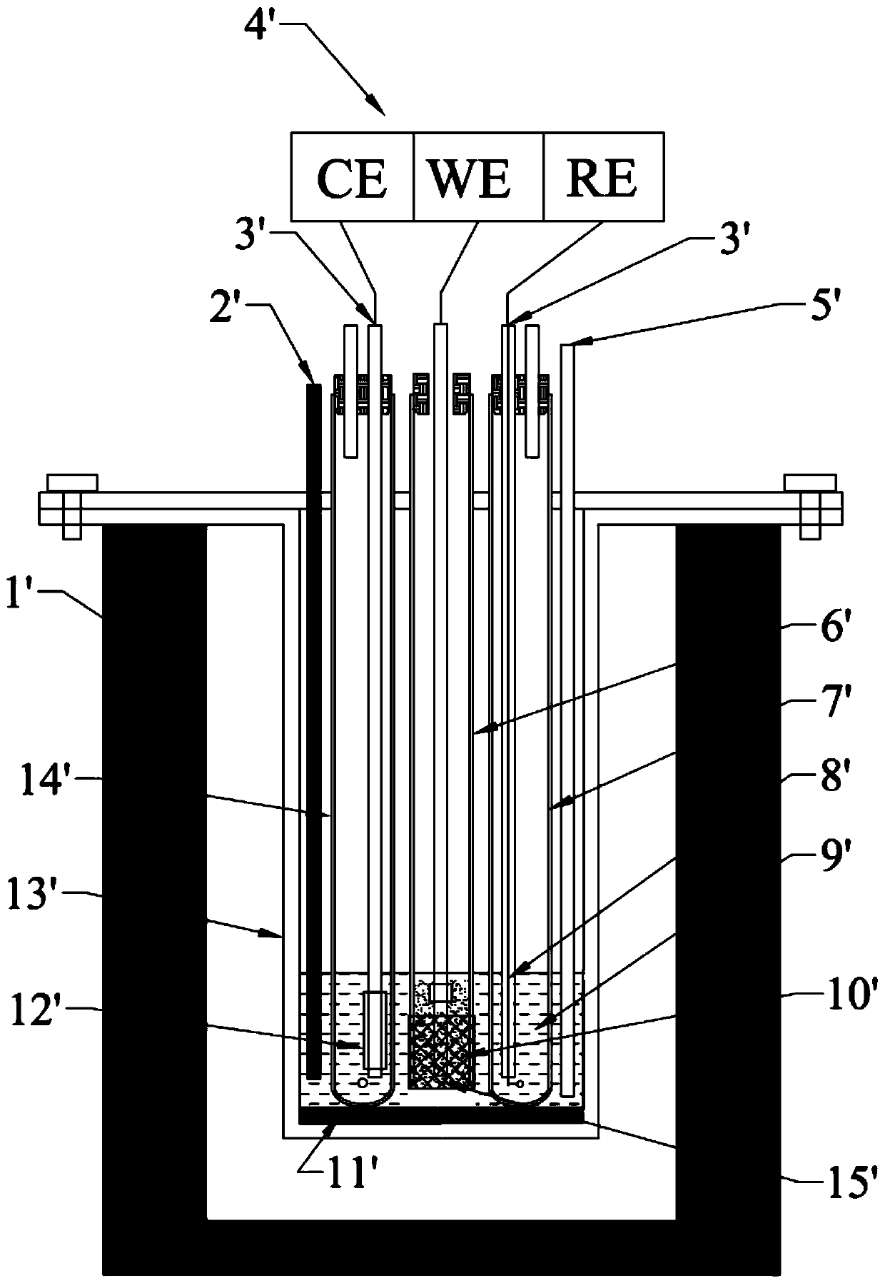 Anode chamber capable of greatly improving MC-DCFC power density, method and battery