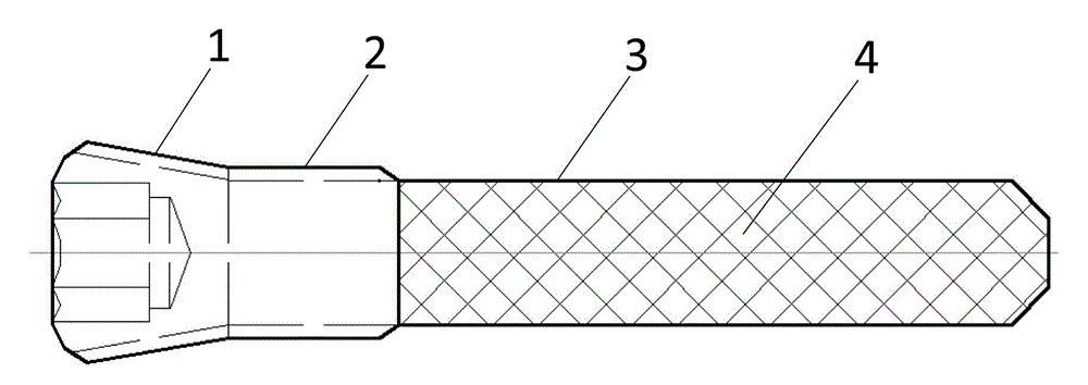 Locking screw provided with porous surface and used for bone connection and fixation