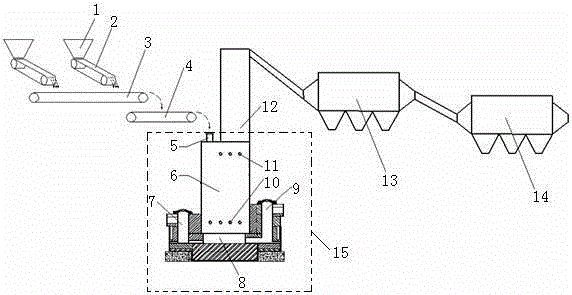 Device for producing crude antimonous oxide through oxygen-enriched side-blown volatilization melting bath in smelting mode