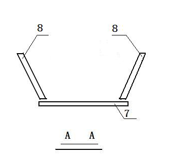 Split bucket of chain type grooving machine