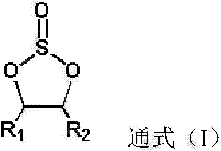 Synthetic method for ethylene sulfite derivative