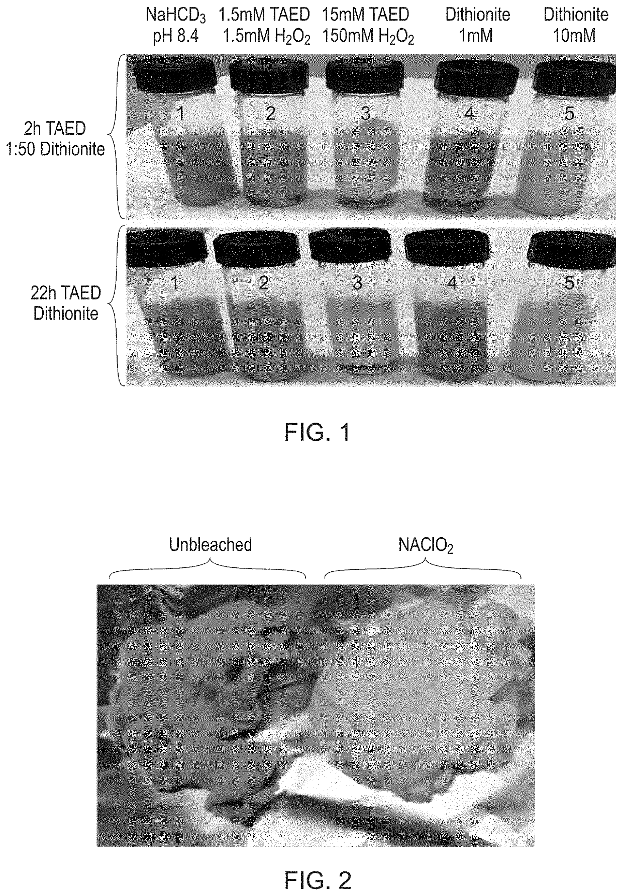 Bleaching Trichomes to Remove Proteins