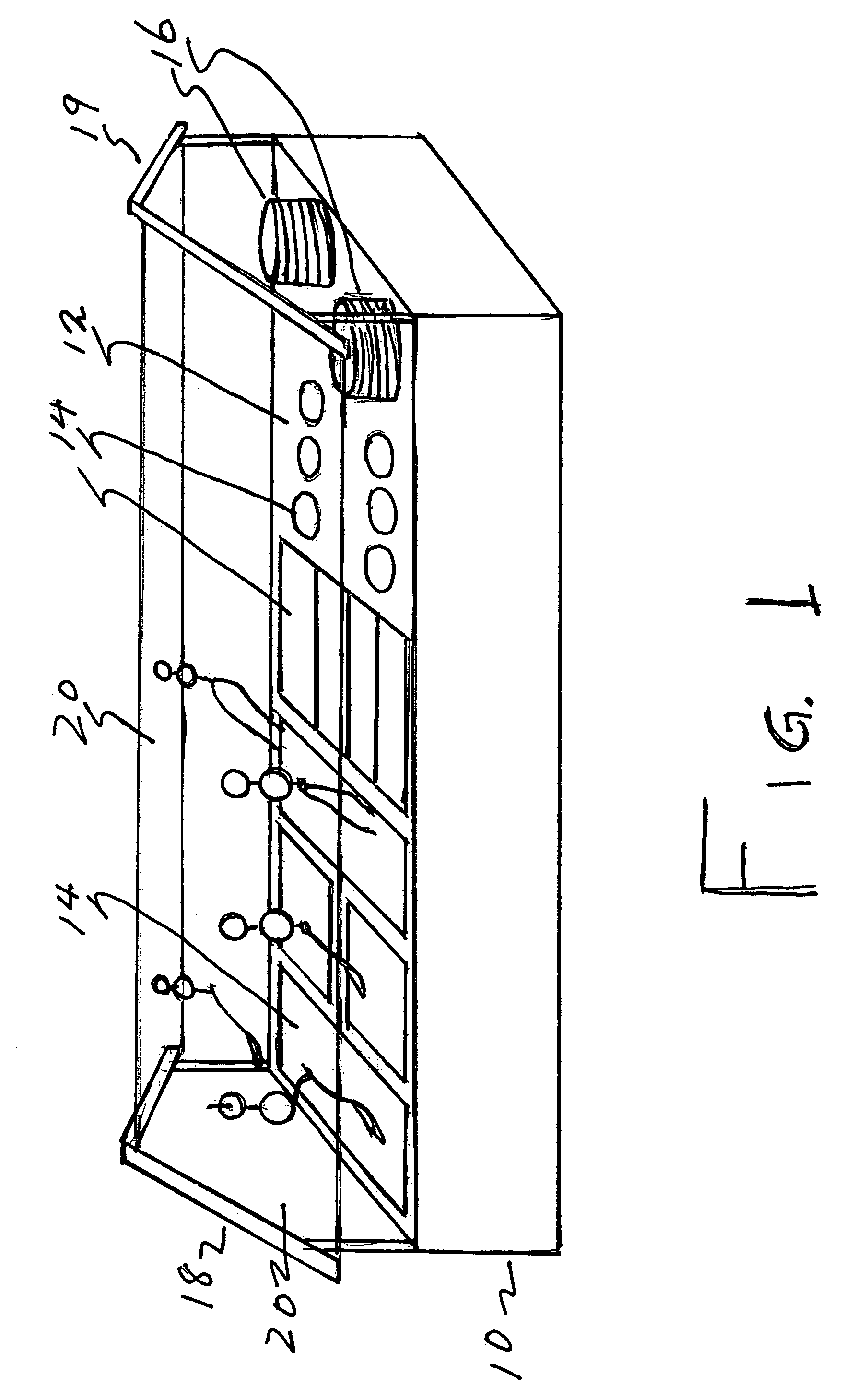 Serving utensil on retractable tether