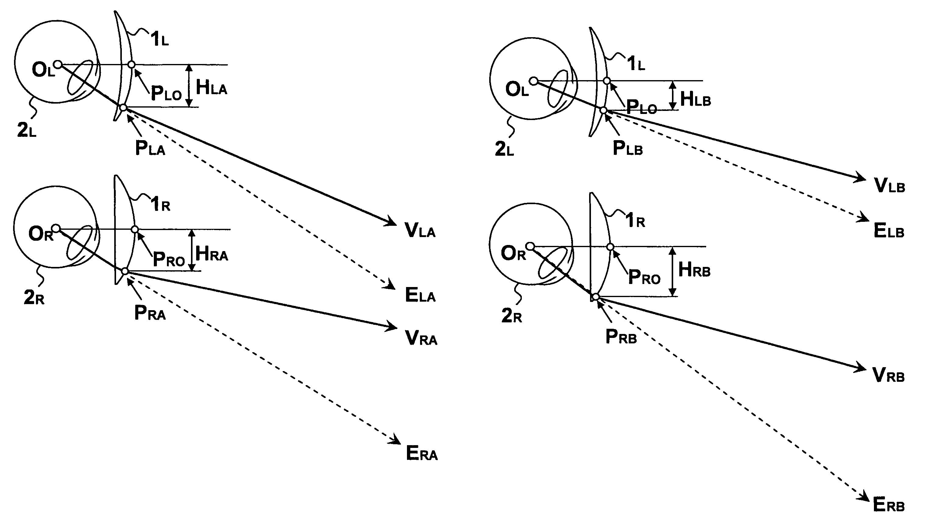 Pair of progressive power lens and method for designing same