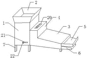 Oil tea fruit separating equipment