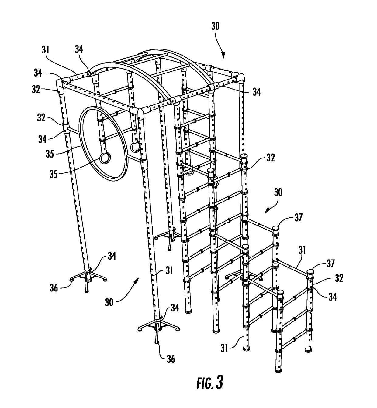 Exercise frame system