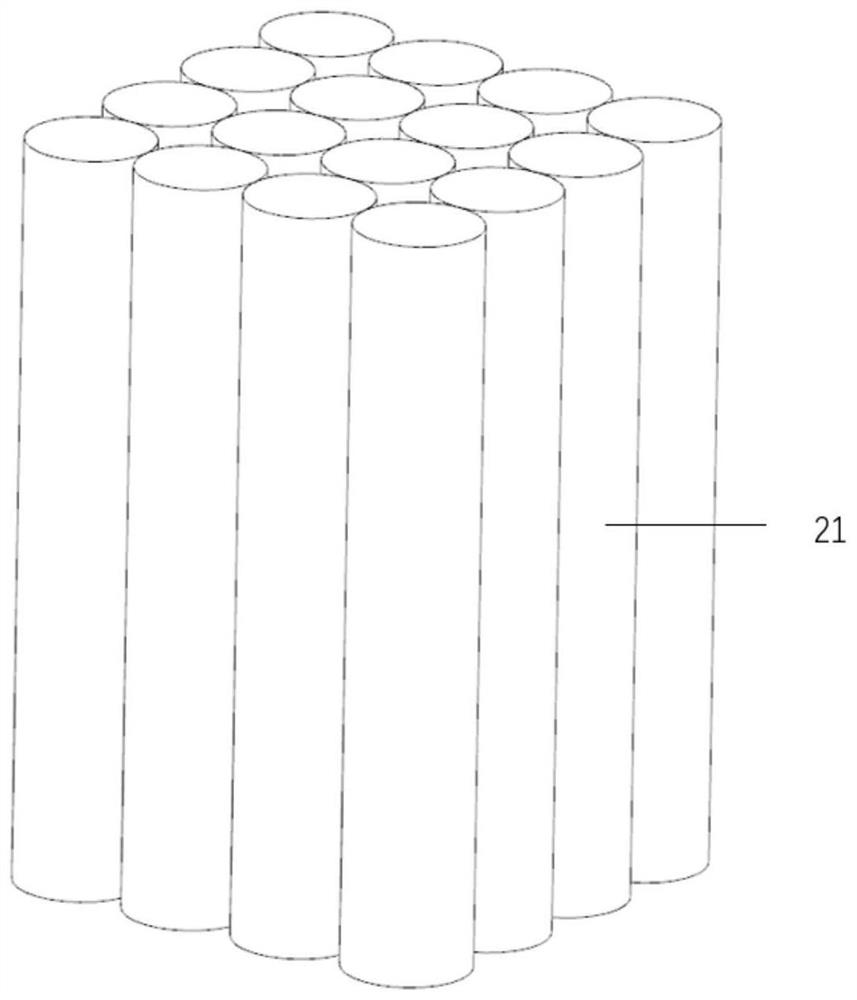 A power battery cooling device based on the principle of ion wind