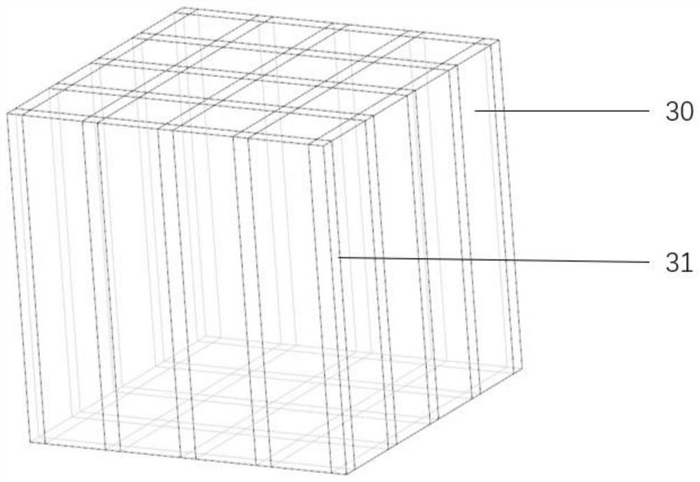 A power battery cooling device based on the principle of ion wind