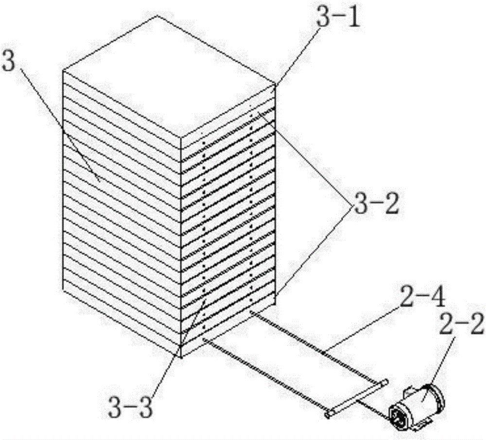 Device and method of simulating iron ore open pit-into-underground mining induced strata movement