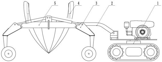 hydraulically driven tree transplanter