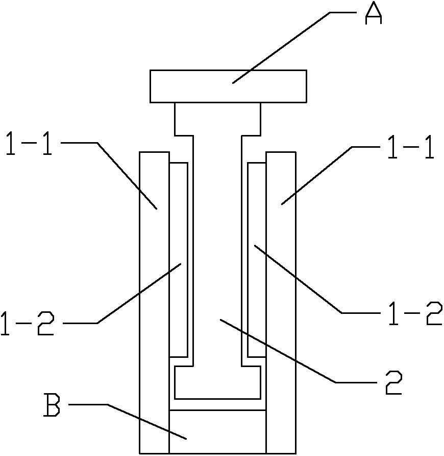 Coreless permanent magnet linear motor with cooling structure, manufacturing mould for winding coil thereof and machining process for winding coil