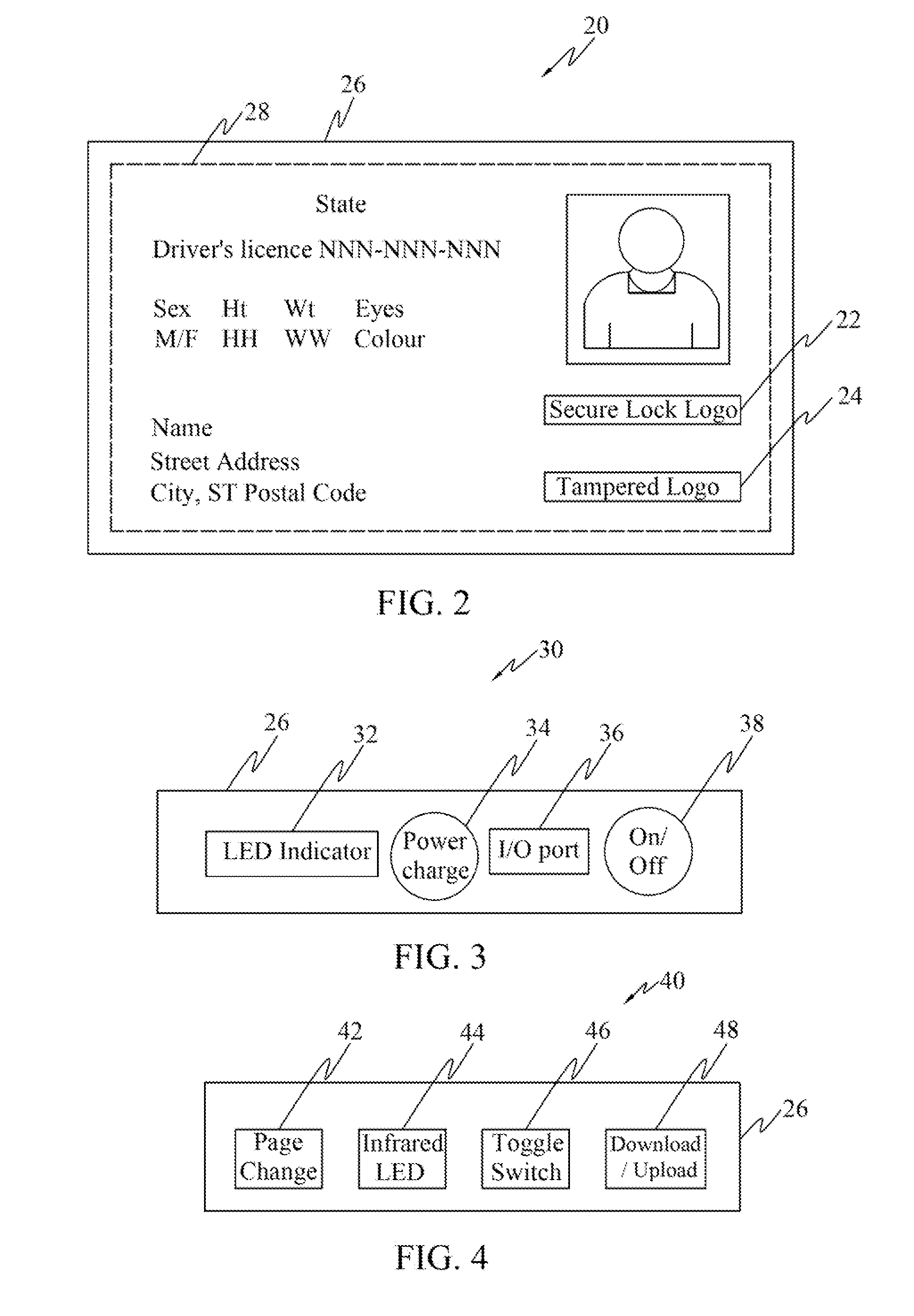 Secure Electronic Identification Device