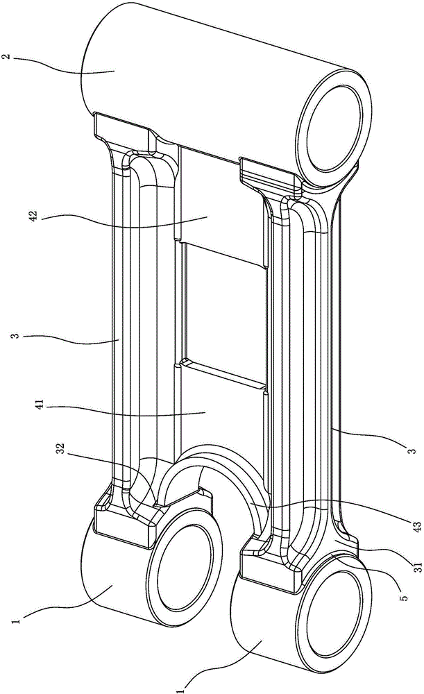 Support arm and excavator