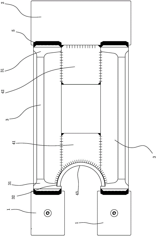 Support arm and excavator