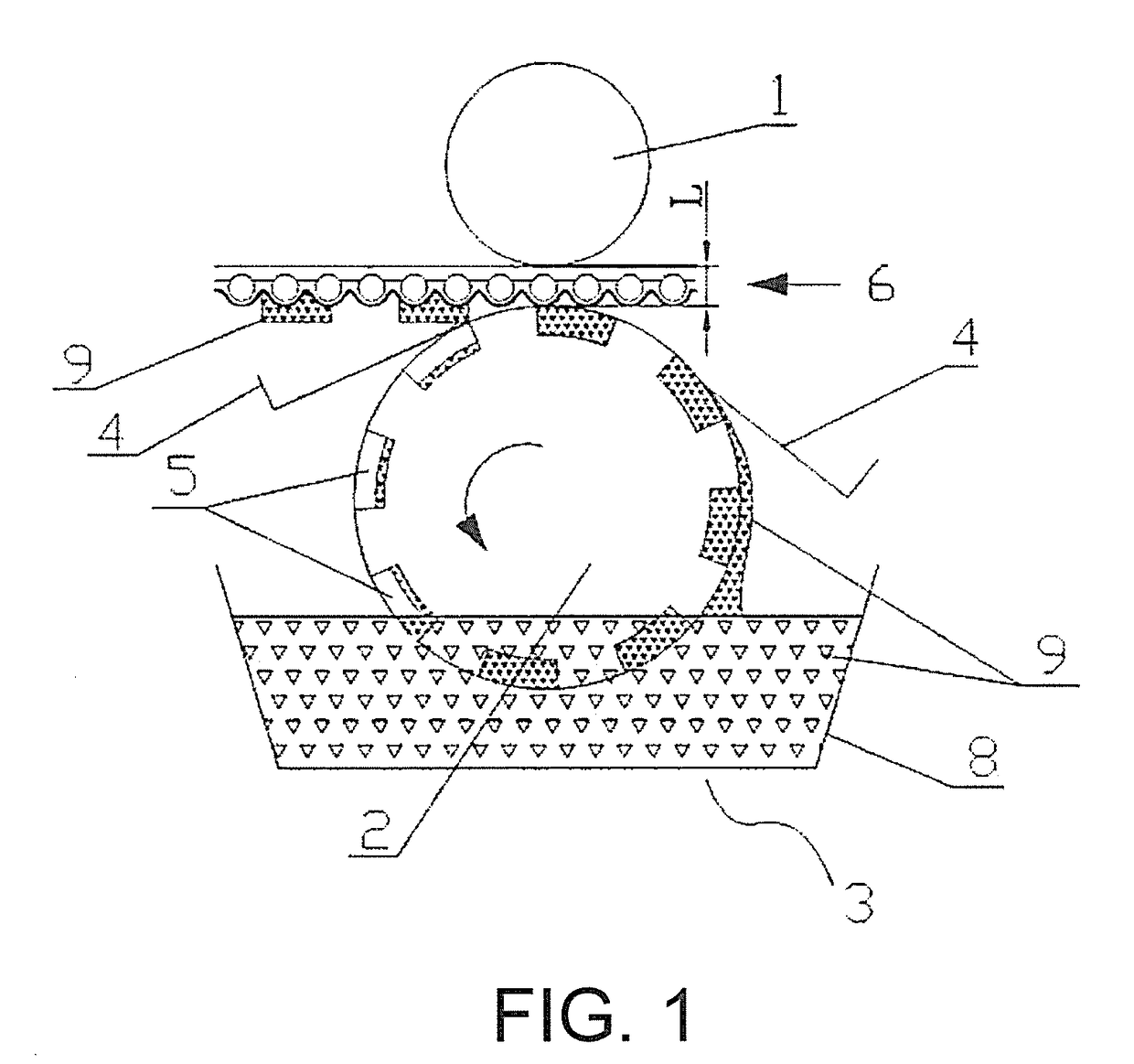 Composite glue coating device and preparation method for fancy reflective material using the same