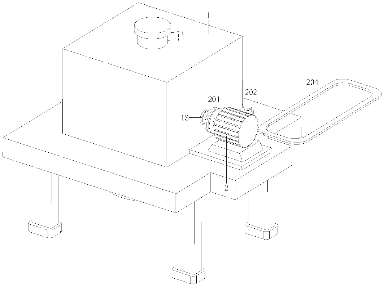 Soil restoration agent preparation equipment with antistick function