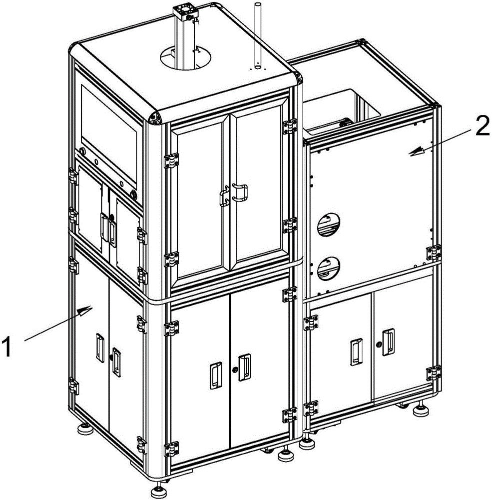 On-line testing device and method for notebook-computer-motherboard-double-connecting-board function