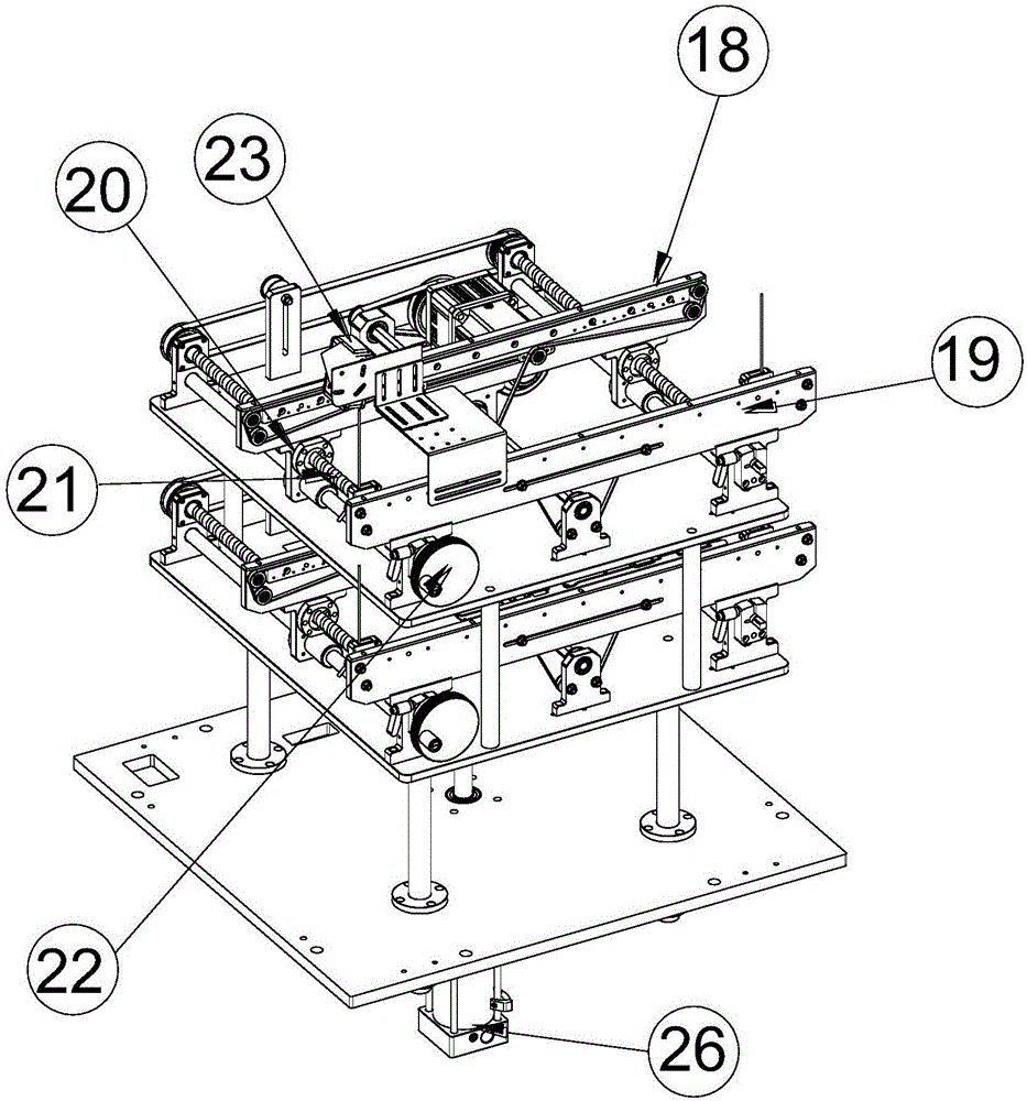 On-line testing device and method for notebook-computer-motherboard-double-connecting-board function