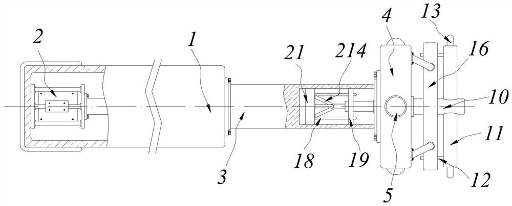 Urban water conveying pipeline inner wall sediment treatment device based on rolling friction driving