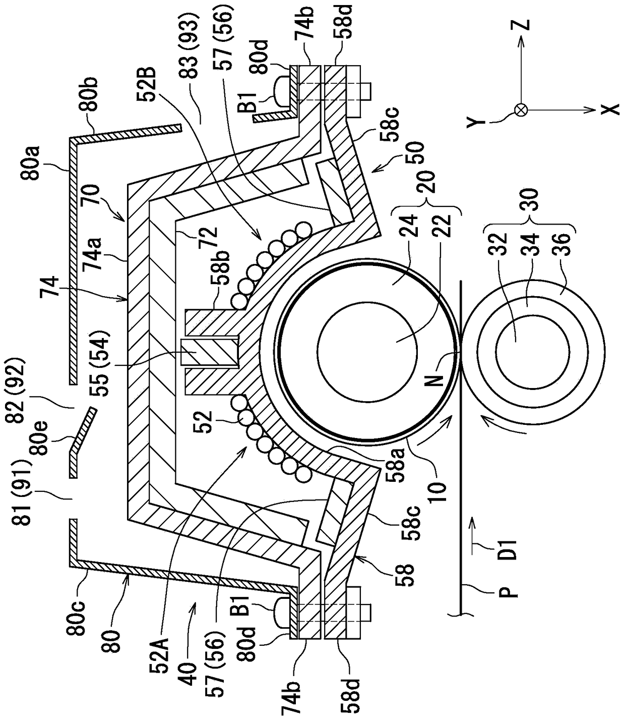 Fixing device and image forming device