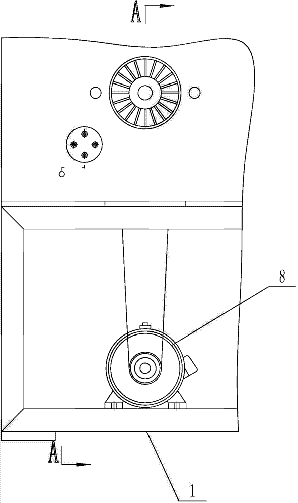 Wire take-up and arranging device of calender