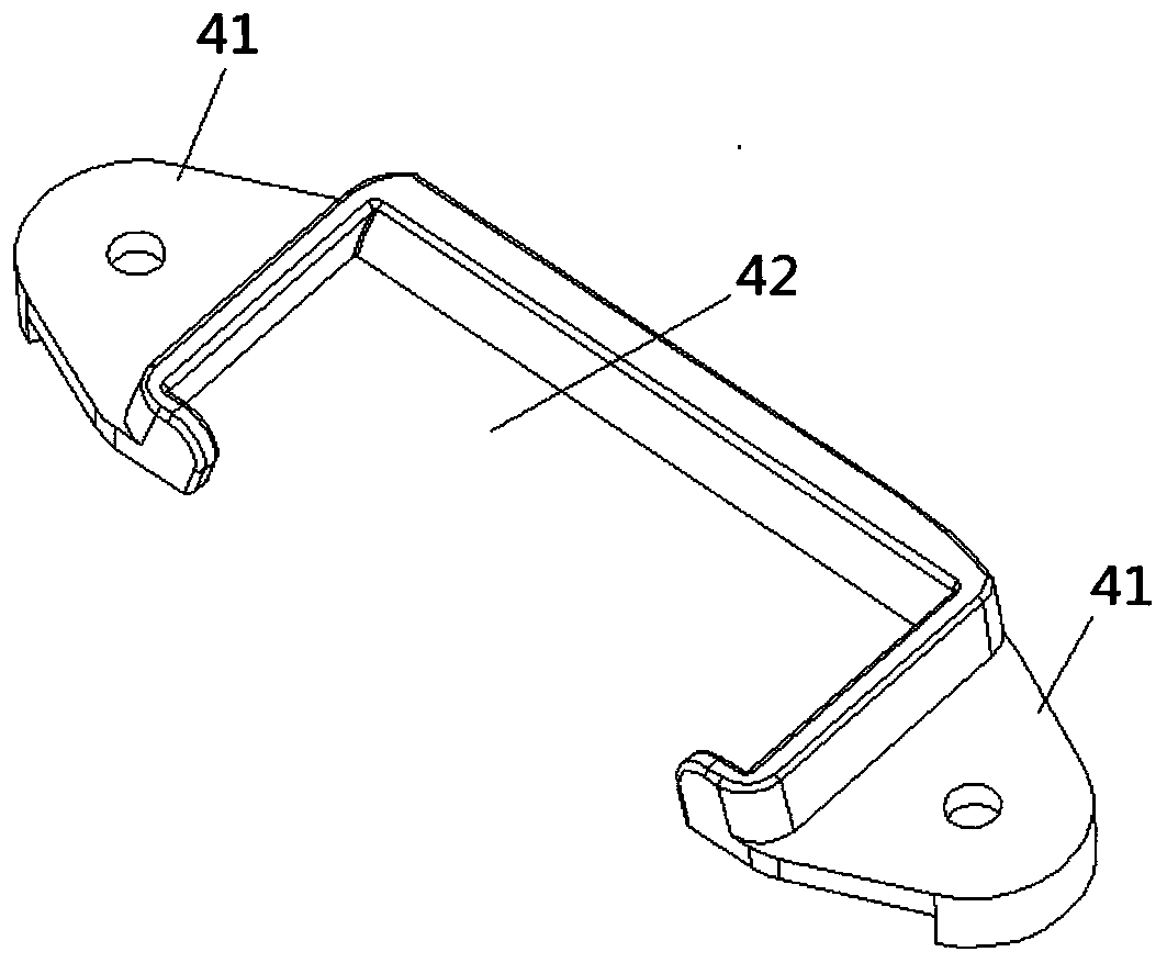 Fan installing structure and household appliance with same