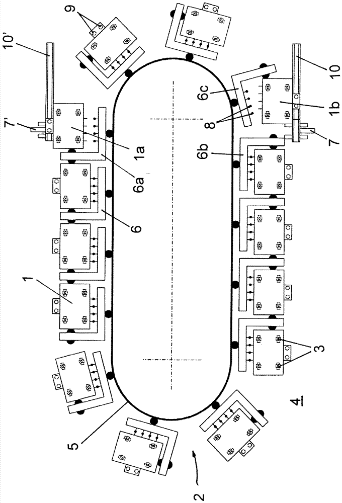 Method and device for manufacturing molded parts