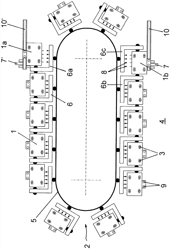 Method and device for manufacturing molded parts