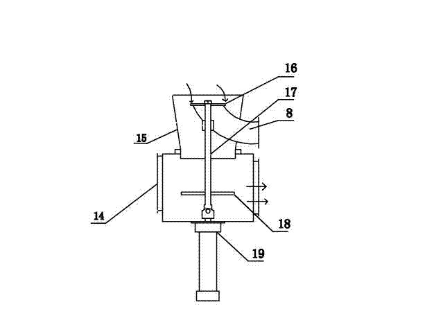 Reverse blowing bag type dust remover