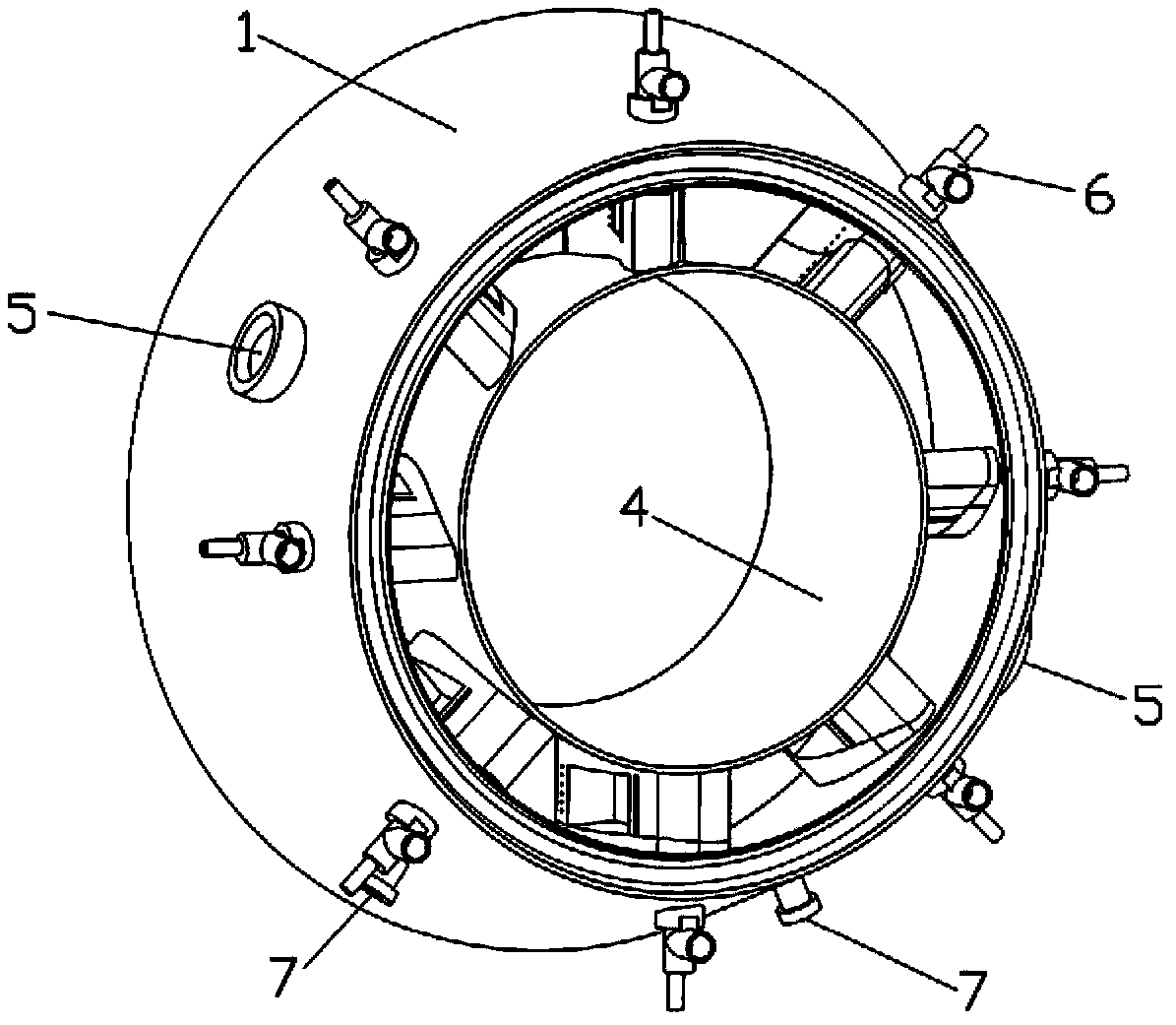 Turbine stator blade with interstage combustor