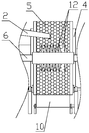 Steel slag crushing and screening integrated device