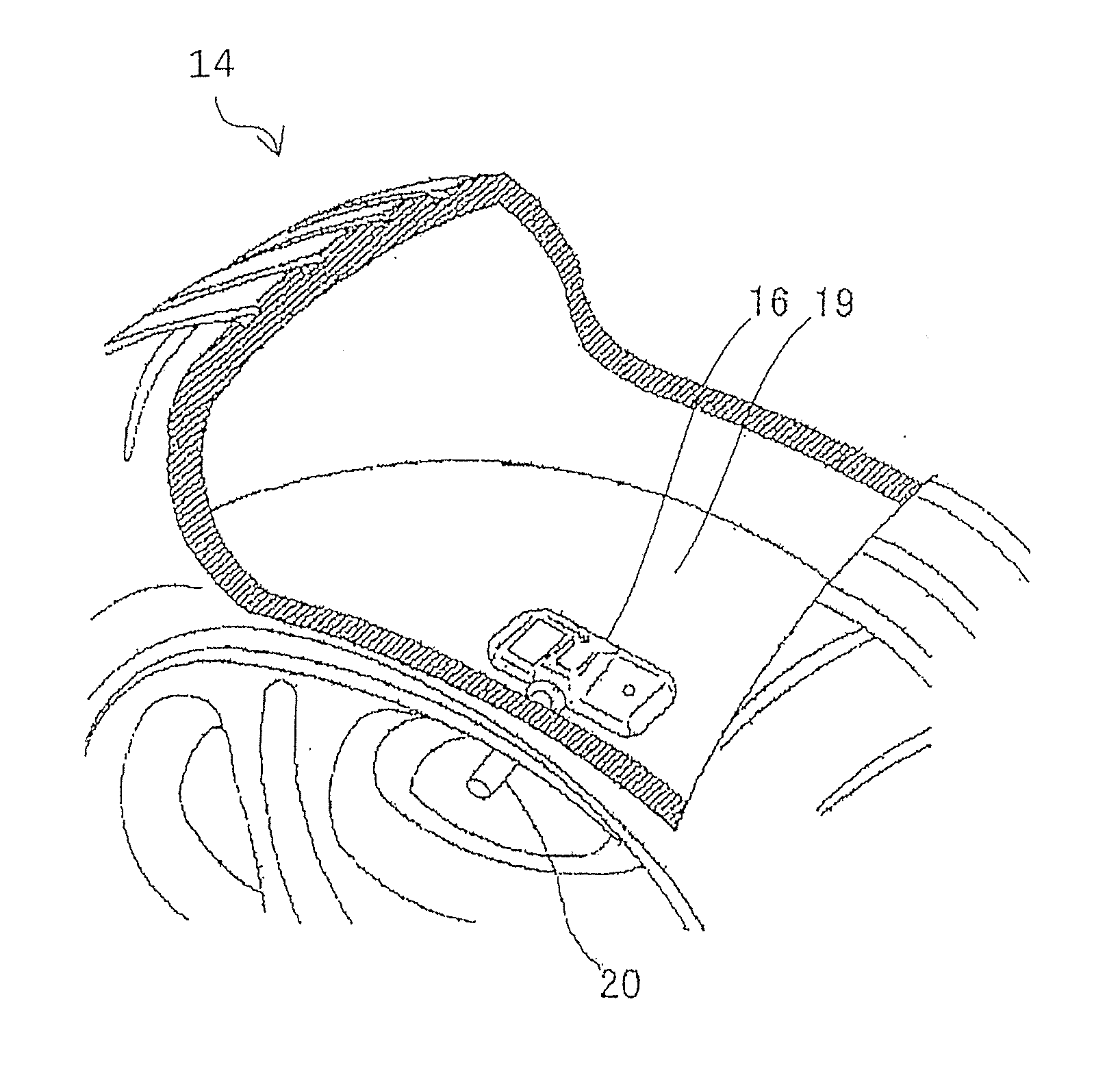 Tire information monitoring system and setting method for a tire information monitoring system