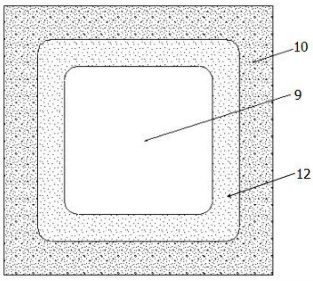 Diode chip structure and preparation method thereof