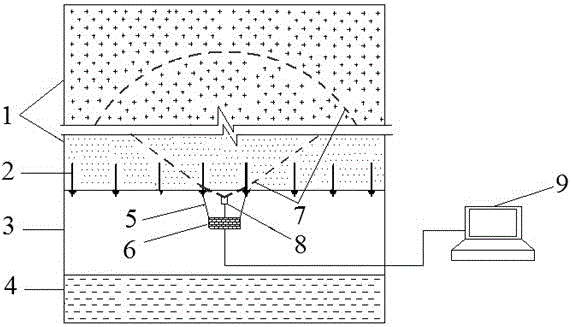 Electromagnetic radiation monitoring and early warning method for mine roof water inrush