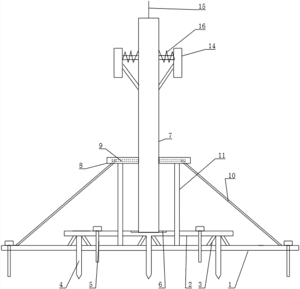 Shake-proof type communication tower