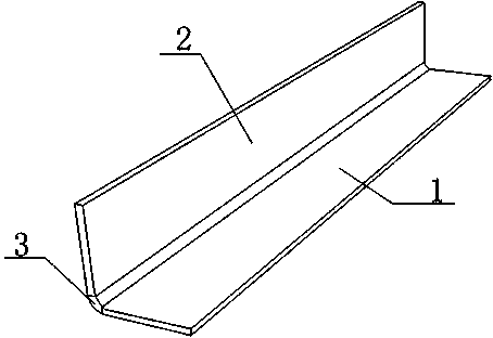 Right-angle foot line brick using method for buildings