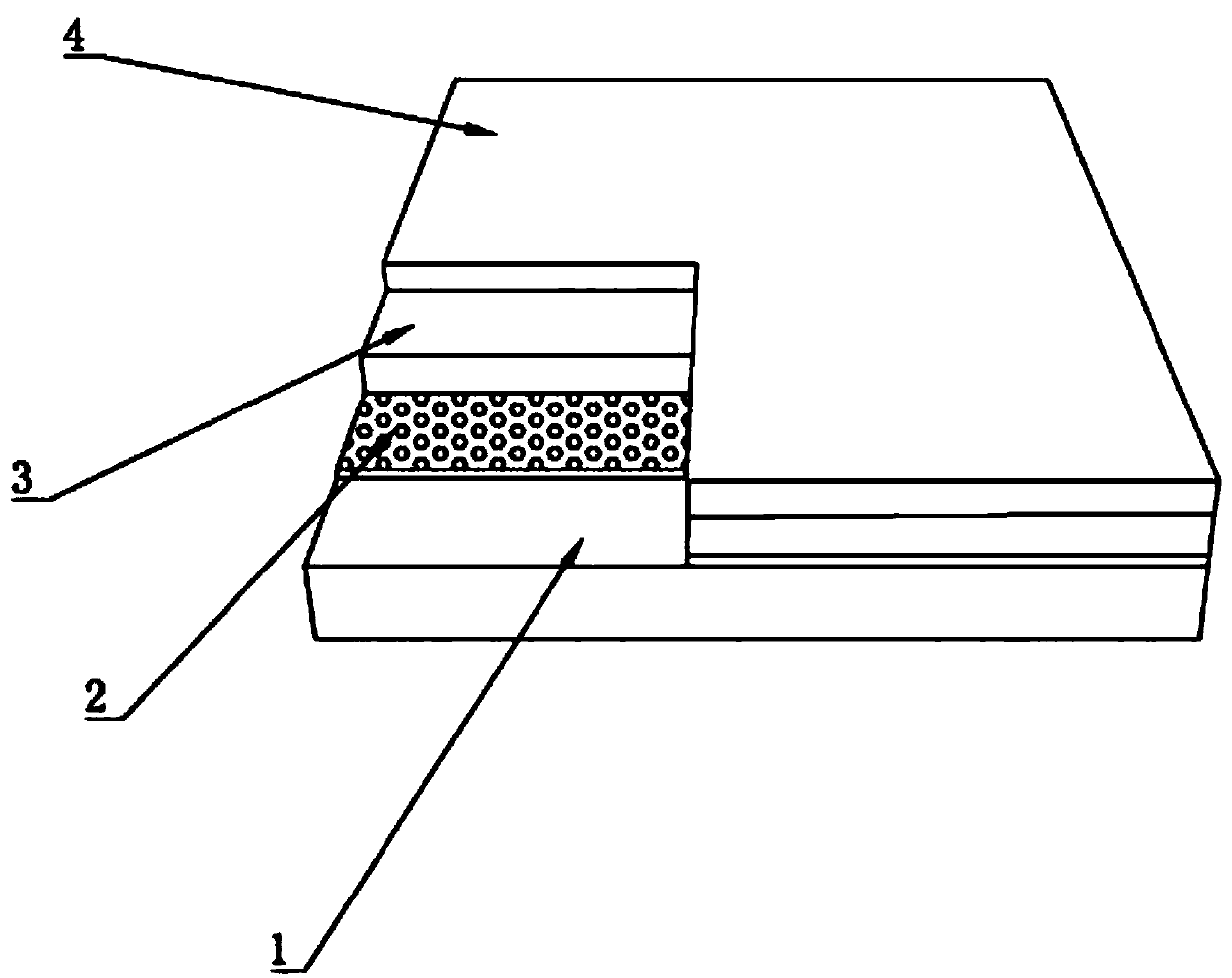 Breathable plastic track