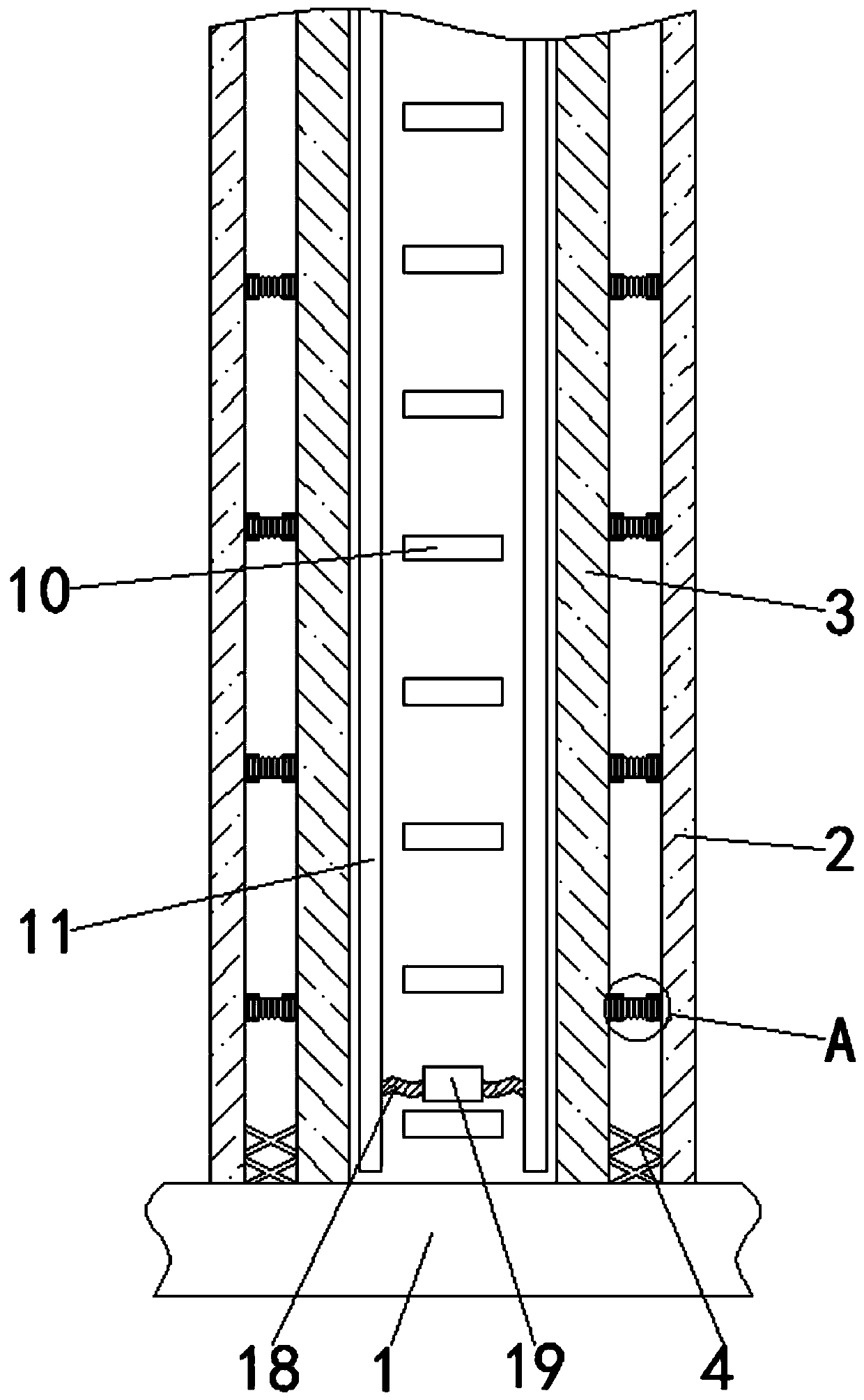 Novel steel pipe assembly for wind power generation