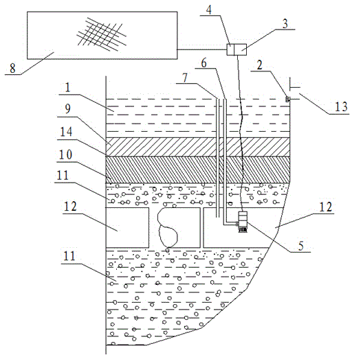 Automatic circulation regulation device of lake water level