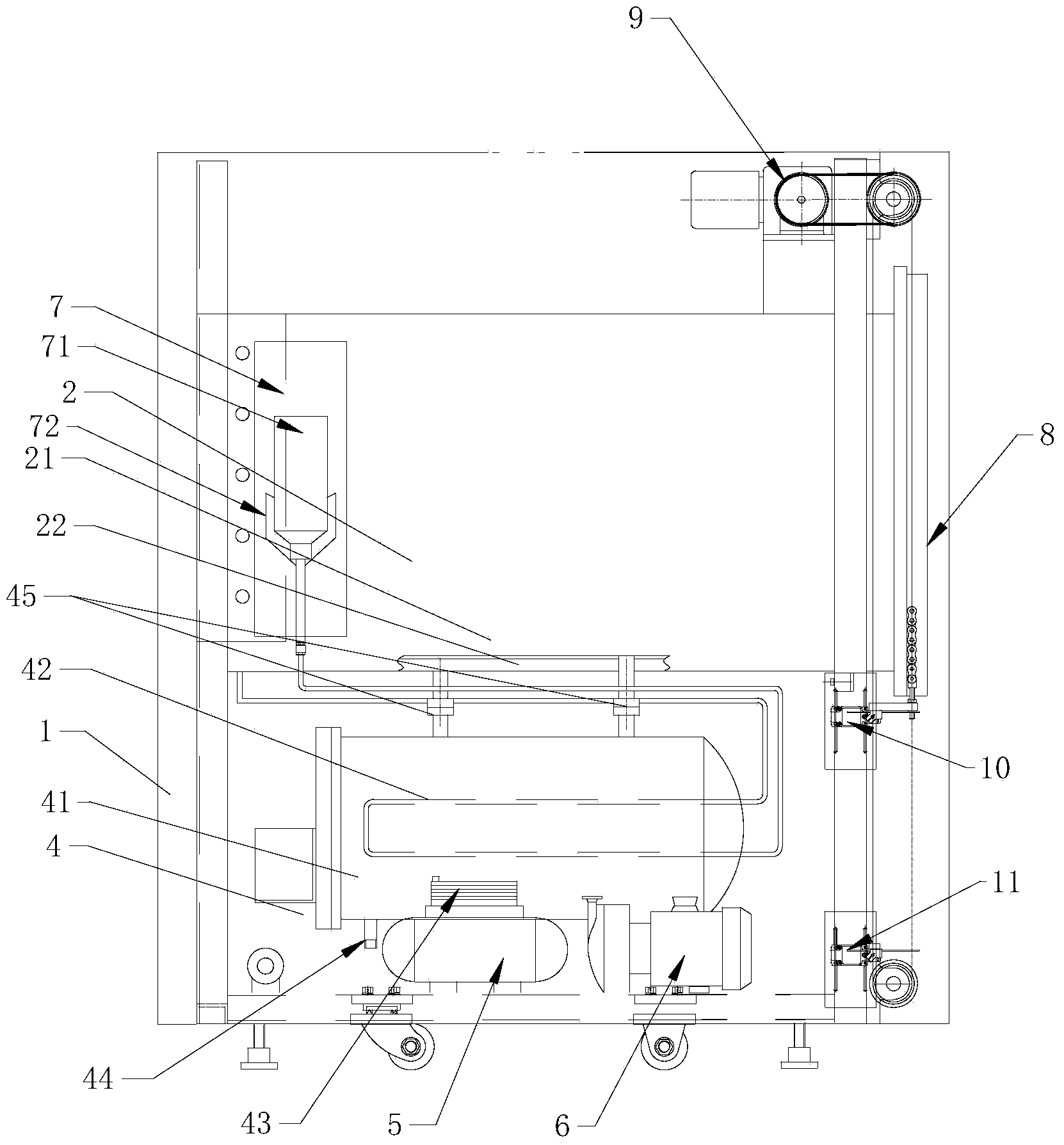 Medical low-temperature steam formaldehyde sterilization cabinet and sterilization method thereof