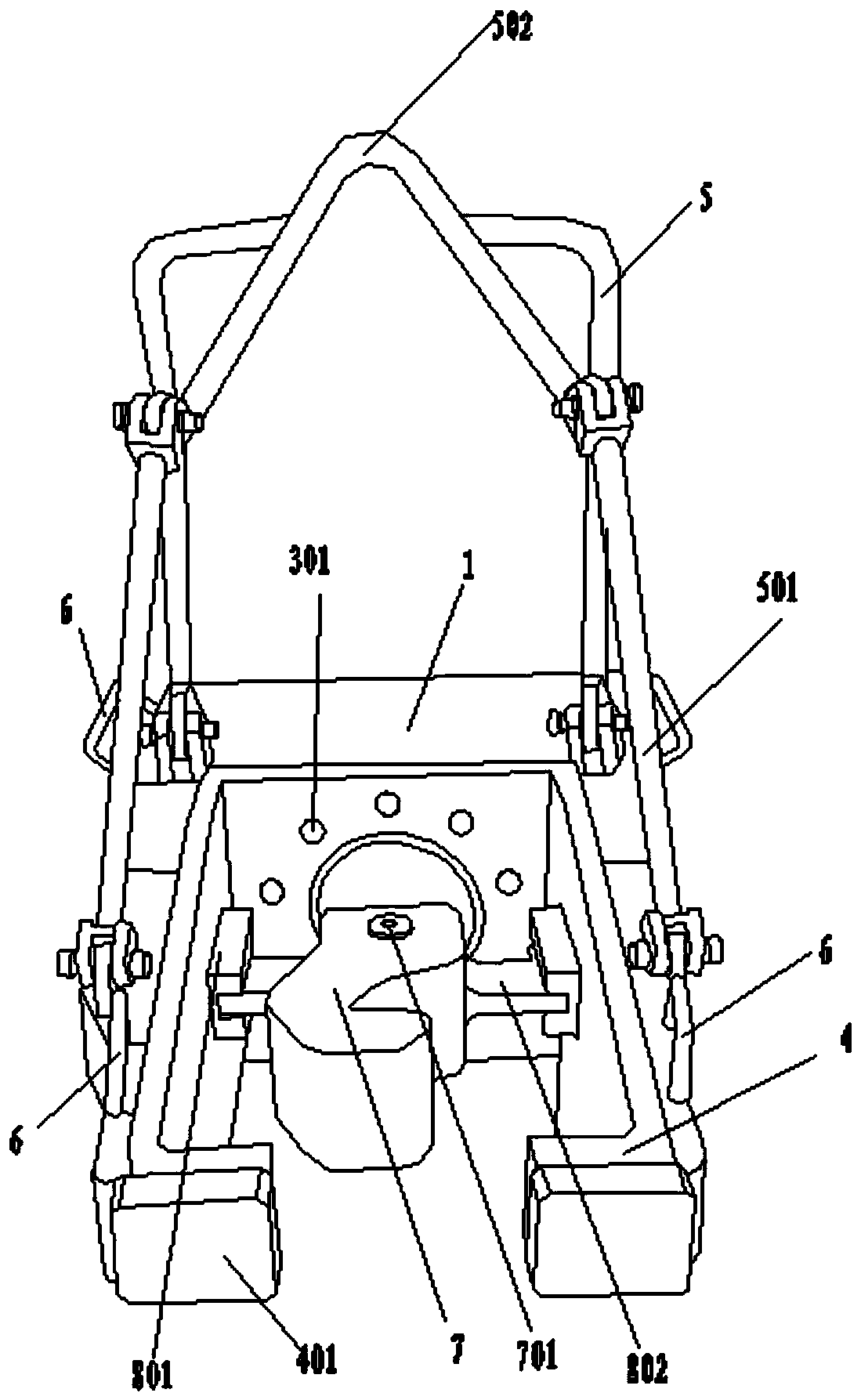 Hydraulic pulling and automatic detaching equipment for coupler gaskets of rail cars leaving factories