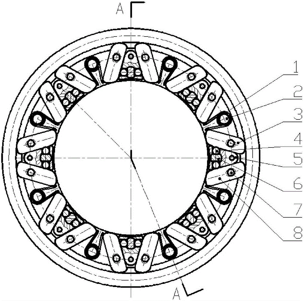 Wedge-block electromagnetic clutch