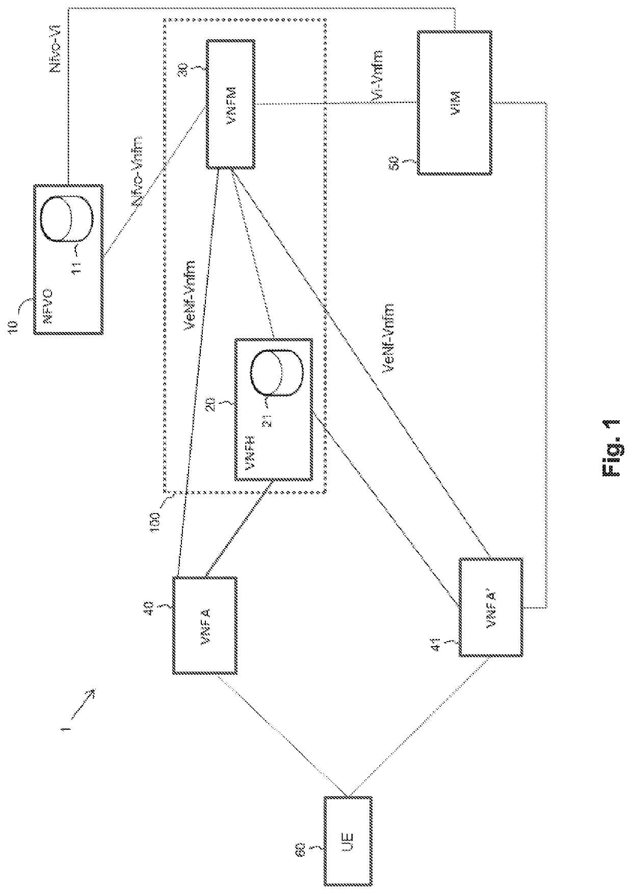 Method for dynamically managing a network service in a communication network