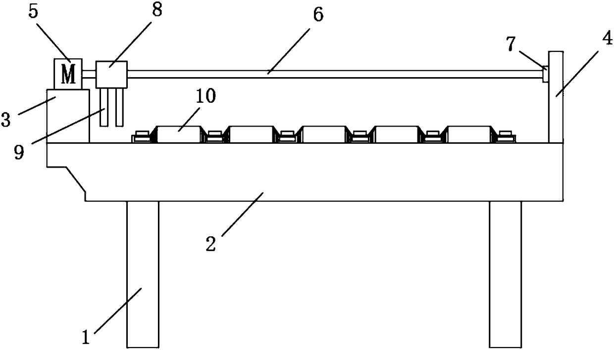 Grinding wheel production scraping device