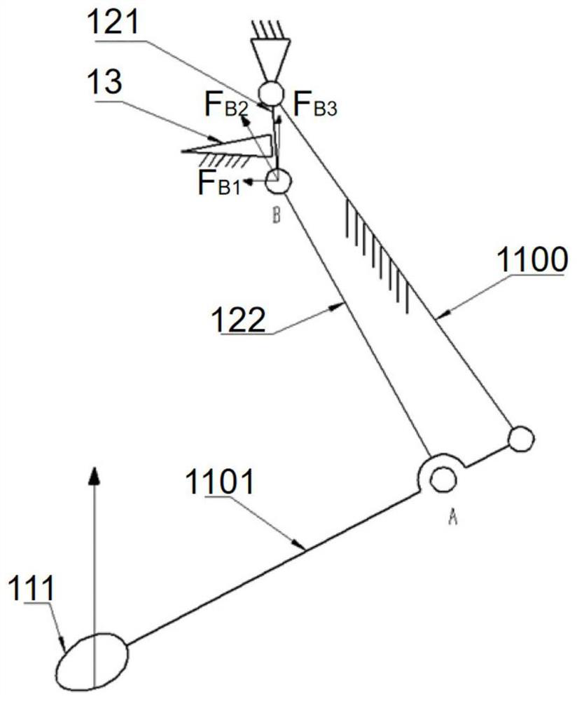 Self-locking leg and foot module and robot